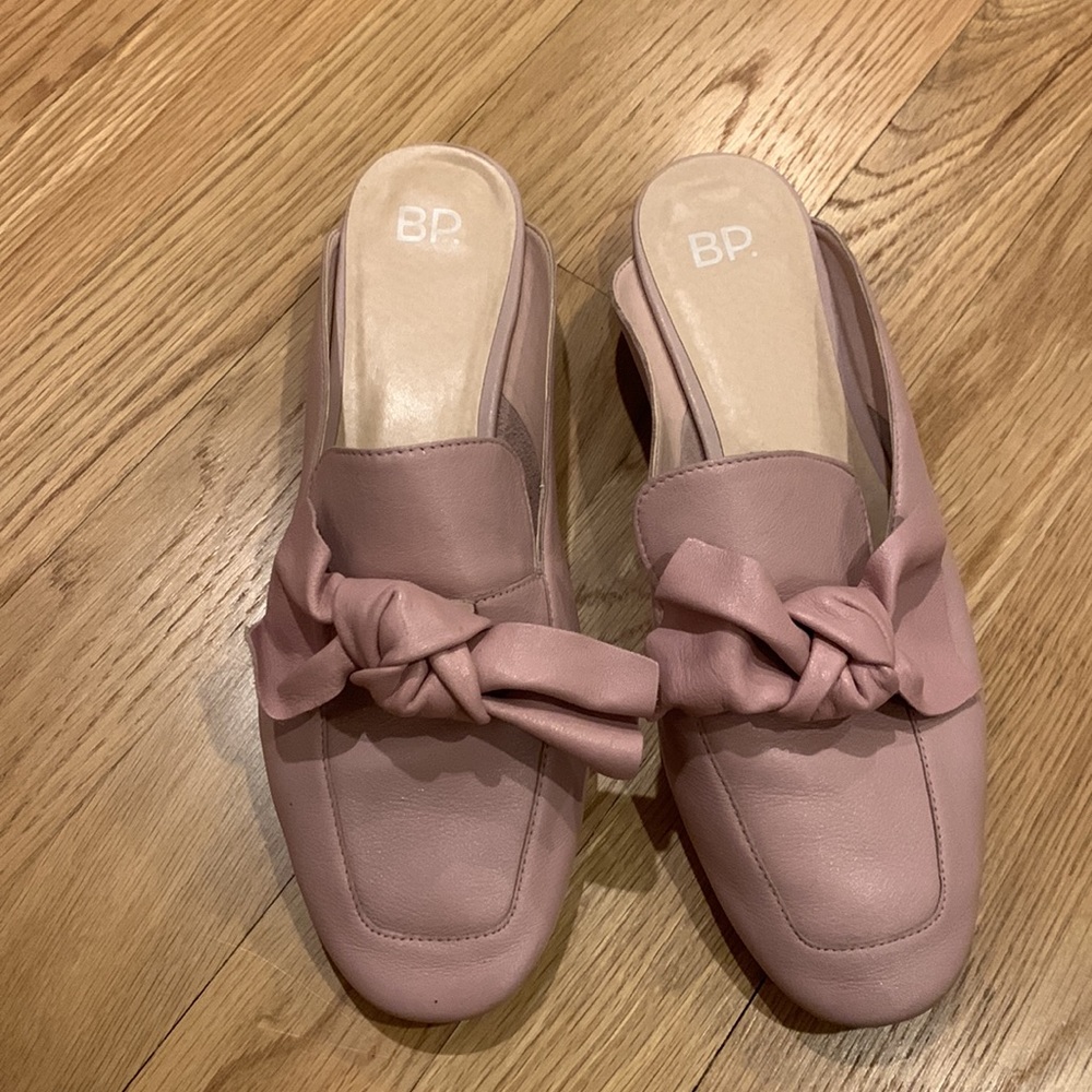 BP Blush Leather Loafers